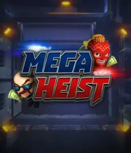 Get ready for the exciting world of Mega Heist slot by Relax Gaming, featuring quirky characters ready to undertake a bank heist. This graphic portrays the excitement of the heist with its striking logo and an ominous vault backdrop. Perfect for those who enjoy adventure-themed slots, delivering a captivating escape. 