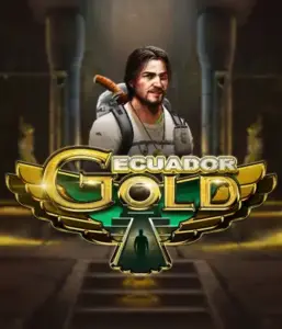 ELK Studios' Ecuador Gold slot displayed with its lush jungle backdrop and symbols of South American culture. The visual emphasizes the slot's dynamic gameplay and up to 262,144 ways to win, alongside its innovative game mechanics, appealing for those interested in the thrill of treasure hunting.