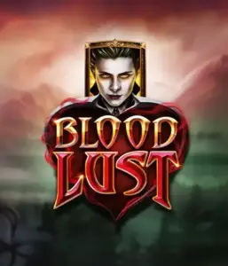 A dark and seductive view of the Blood Lust slot by ELK Studios, featuring gothic vampire symbols and a haunting castle backdrop. The visual emphasizes the slot's eerie charm, alongside its distinctive features, appealing for those fascinated by the allure of the undead.